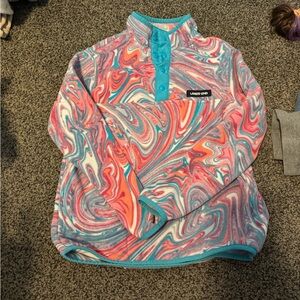 Colorful Swirl Pattern Pullover
